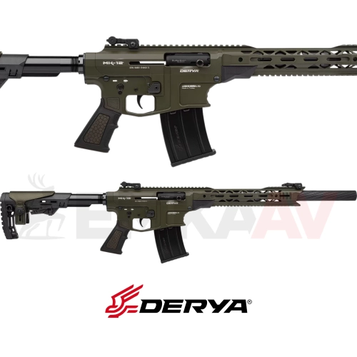 Derya MK-12 AS-103SF Ye�il Haki �arj�rl� Av T�fe�i