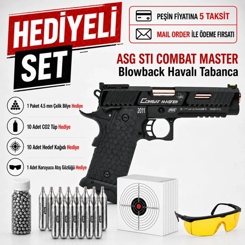 Asg STI Combat Master Blowback Haval� Tabanca 20069