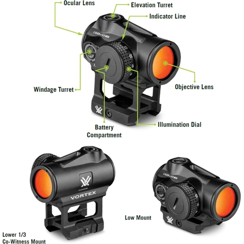 Vortex Triumph 2 Moa Red Dot