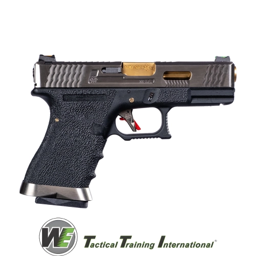 We Glock 19 T1 Silver Airsoft Tabanca (6mm)