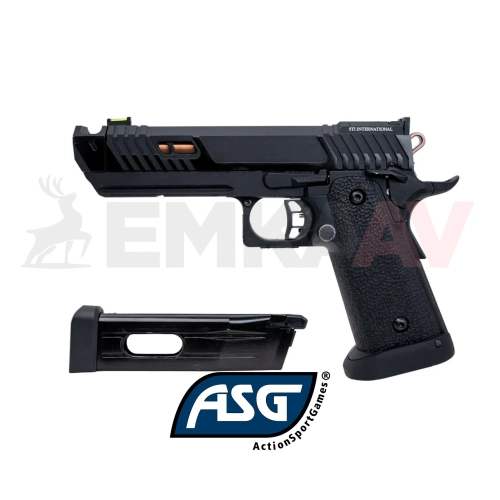 Asg STI Pit Viper Black Blowback CO2 Airsoft Tabanca 19953