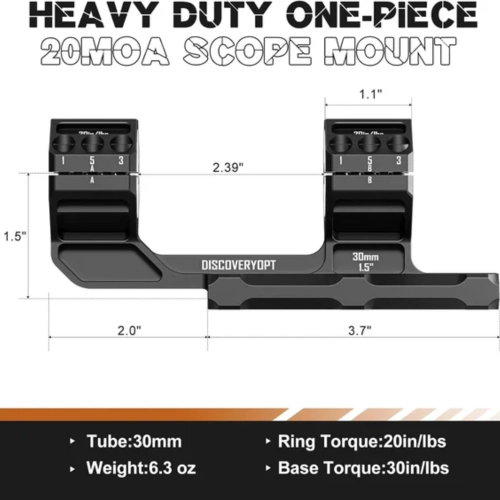 Discovery 34 mm Heavy Duty Cantilever Montaj 20 Moa A��l� D�rb�n Aya��