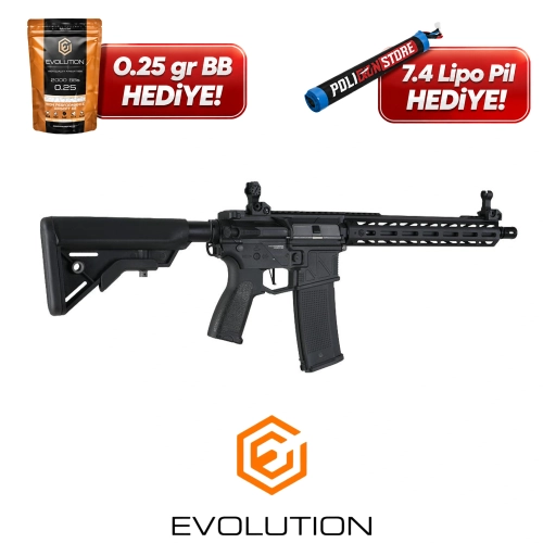Evolution Ghost L EMR Carbontech ETS Airsoft T�fe�i + 7.4v LiPo Pil