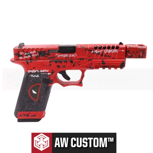 AW Custom Glock 17 Deadpool Edition Airsoft Tabanca (6mm)