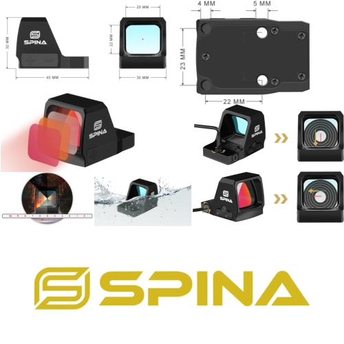 Spina Scorner 1x22x25 Tabanca Red Dot (RD096)