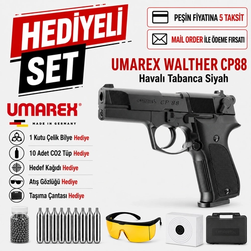 Umarex Walther CP88 Haval� Tabanca Siyah