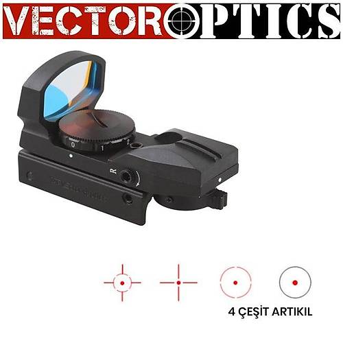 Vector Optics Imp 1x23x34 Weaver 21mm Ayak Red Dot Niþangah SCRD-18C