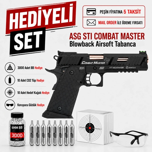 Asg STI Combat Master Blowback Airsoft Tabanca 19576