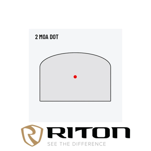Riton 3 Tactix PRD 3 Tabanca Red Dot (2 MOA)