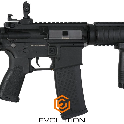 Evolution M4 Recon Superlite SOPMOD Siyah Carbontech Airsoft T�fe�i + 7.4v LiPo Pil