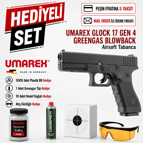 Umarex Glock 17 Gen 4 GreenGas Blowback Airsoft Tabanca