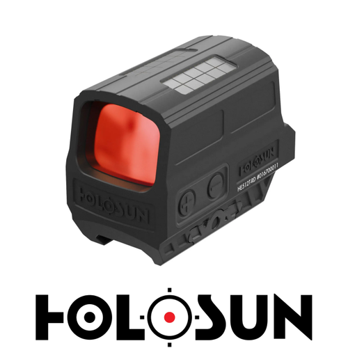 Holosun HE512T-RD Enclosed Solar Multi-Reticle Reflex Sight (2 MOA & 65 MOA Circle)
