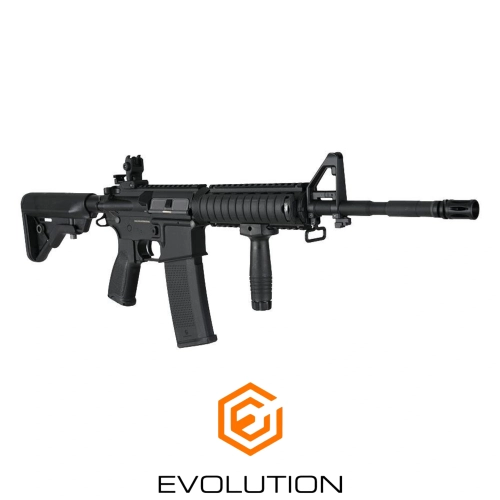 Evolution M4 Recon Superlite SOPMOD Siyah Carbontech Airsoft T�fe�i + 7.4v LiPo Pil