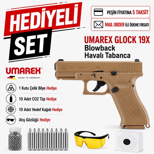 Umarex Glock 19X Blowback Haval� Tabanca