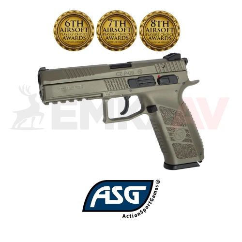 Asg CZ75 P09 ��l Duty Blowback Green Gas Airsoft Tabanca 18137