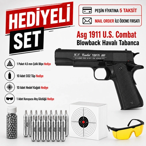 Asg 1911 U.S. Combat Blowback Haval� Tabanca 19818