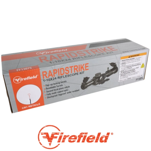 Firefield RapidStrike 1-10x24 SFP T�fek D�rb�n� (HoneyComb+Ayak+Kapak SET)