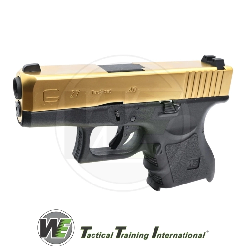 We Glock 27 Gen3 Titanium Gold Airsoft Tabanca (6mm)
