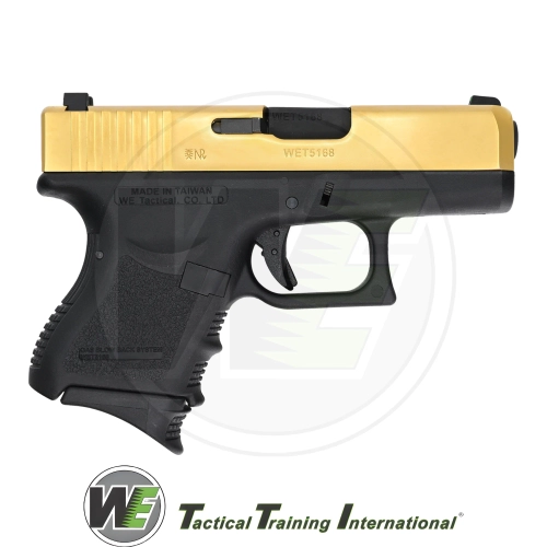 We Glock 27 Gen3 Titanium Gold Airsoft Tabanca (6mm)