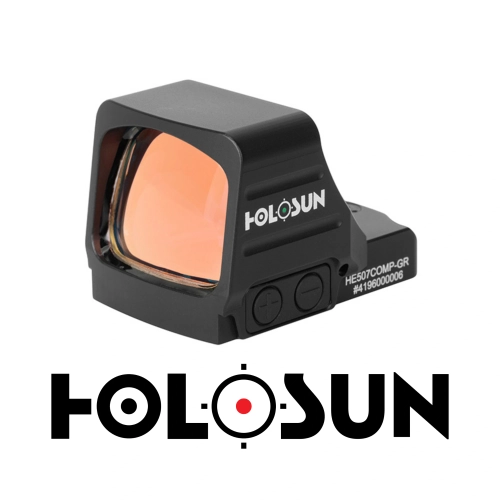 Holosun HE507COMP-GR CRS Multi-Reticle Green Dot (2 MOA Dot & 8/20/32 MOA Circle Reticle)