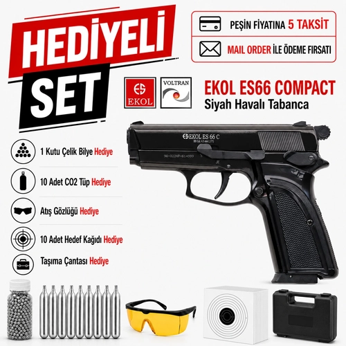 Ekol ES66 Compact Siyah Haval� Tabanca
