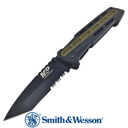 Smith Wesson M&P AR Overmold LinerLock Siyah Haki Taktik �ak�
