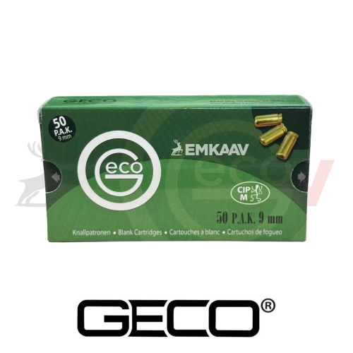 Geco 9 mm Kurusk Tabanca Mermisi