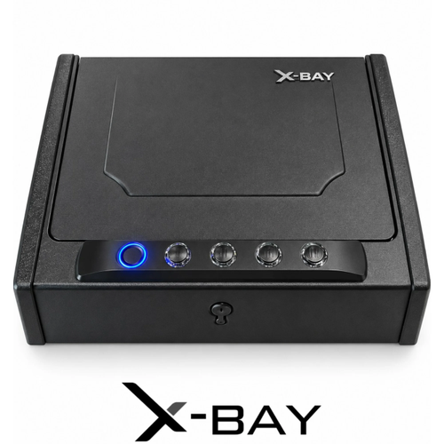 X-BAY XB-1000 Parmak �zli Dijital �elik Tabanca ve De�erli E�ya Kasas�