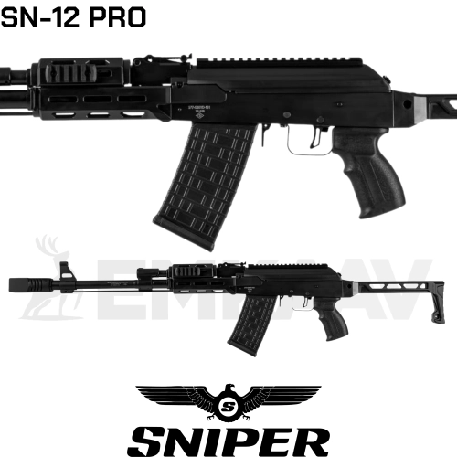Sniper SN-12 Pro Siyah �arj�rl� Av T�fe�i