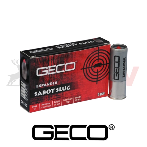 Geco Expander Slug Sabot Slug 12 Kalibre Tek Kur�un