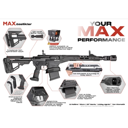 Derya Max F-5011 Toprak �arj�rl� Av T�fe�i