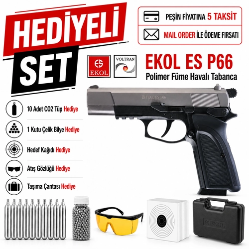 Ekol ES P66 Polimer F�me Haval� Tabanca