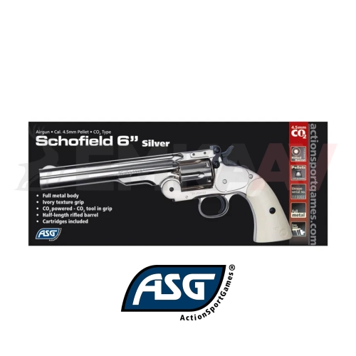 Asg Schofield 6 Silver & Ivory Grip Pellet Haval� Tabanca 19794