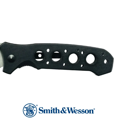 Smith Wesson Tanto Point Handle Clam Folding Knife