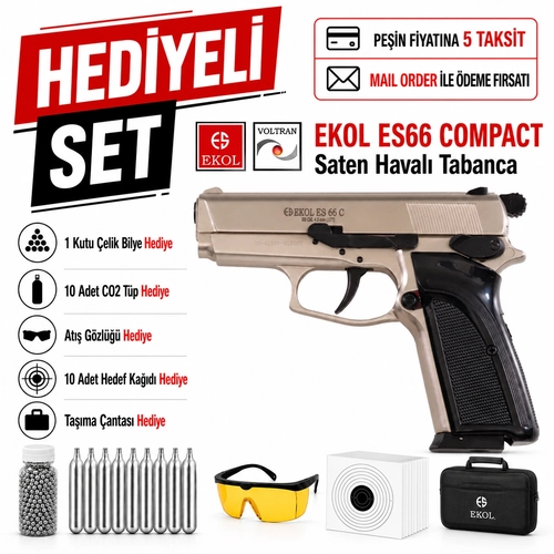 Ekol ES66 Compact Saten Haval� Tabanca