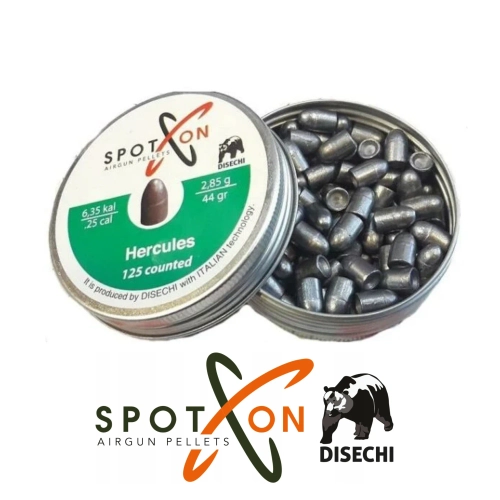 Spoton Hercules 44 Gr 6.35 mm Haval� T�fek Sa�ma Pellet / 125 Adet