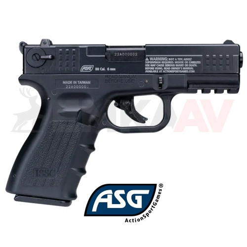 Asg Issc M22 Black Blowback Airsoft Tabanca 19805