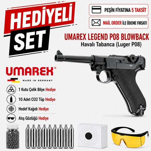 Umarex Legend P08 Blowback Haval� Tabanca (Luger P08)