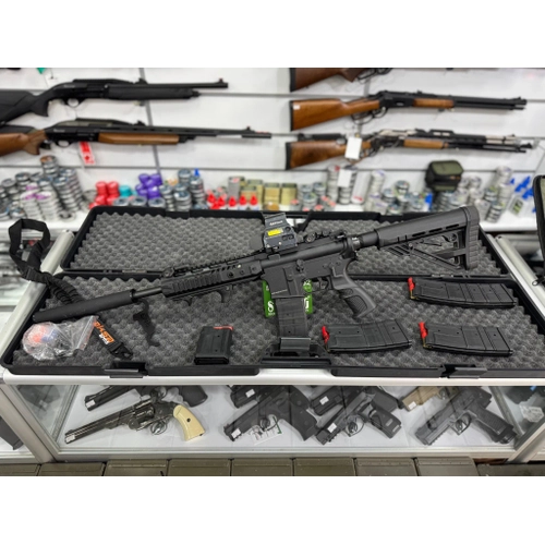 2.EL / Aksa Crossfire T-14 Mini Siyah �arj�rl� Av T�fe�i