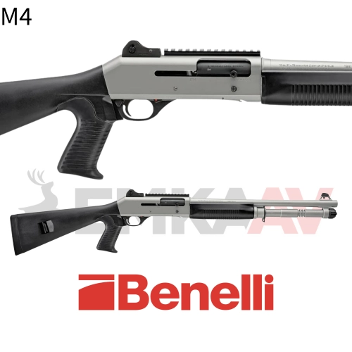 Benelli M4 Cerakote Silver Pistol Grip Yar� Otomatik Av T�fe�i