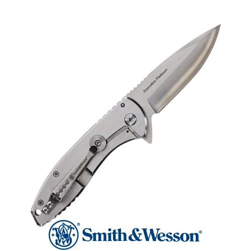 Smith Wesson Executive Platinum Satin Drop Point �ak�