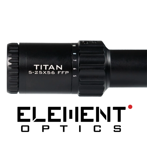 Element Optics Titan 5-25x56 FFP APR-2D Tfek Drbn (MRAD)