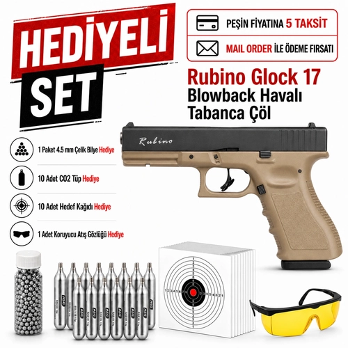 Rubino Glock 17 Blowback Haval� Tabanca ��l
