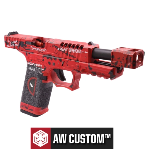 AW Custom Glock 17 Deadpool Edition Airsoft Tabanca (6mm)