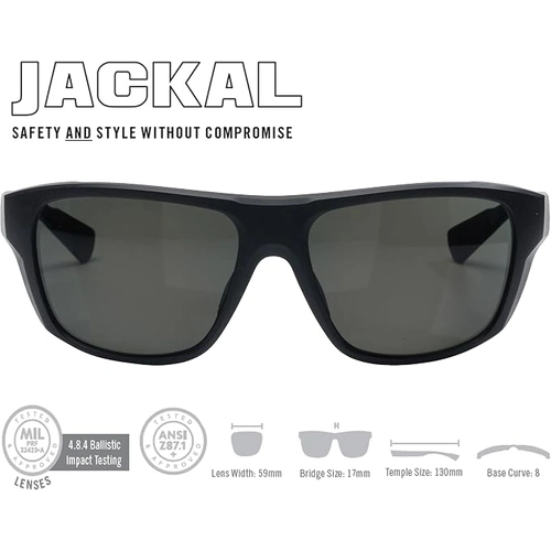 Vortex Jackal Balistik G�ne� G�zl��� - Black/Smoke