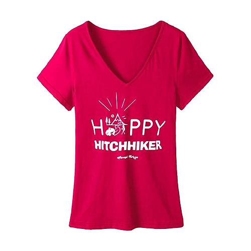 HAPPY HITCHHIKER BAYAN T-SH�RT NAR ���E��