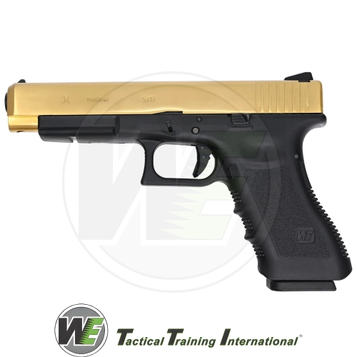 We Glock 34 Gen3 Titanium Gold Airsoft Tabanca (6mm)