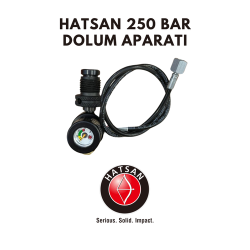 Hatsan 250 BAR Scuba Tpten PCP Tfeklere Hzl Dolum Aparat