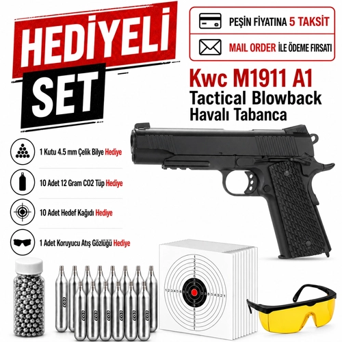 Kwc M1911 A1 Tactical Blowback Haval� Tabanca
