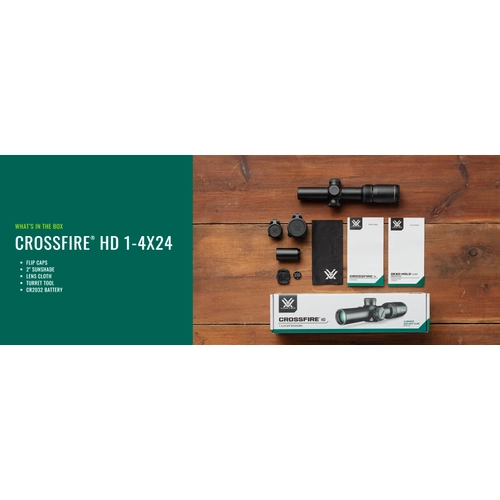 Vortex Crossfire HD 1-4x24 SFP Dead-Hold 2A BDC T�fek D�rb�n� (MOA)